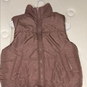 Brown Puffer Vest